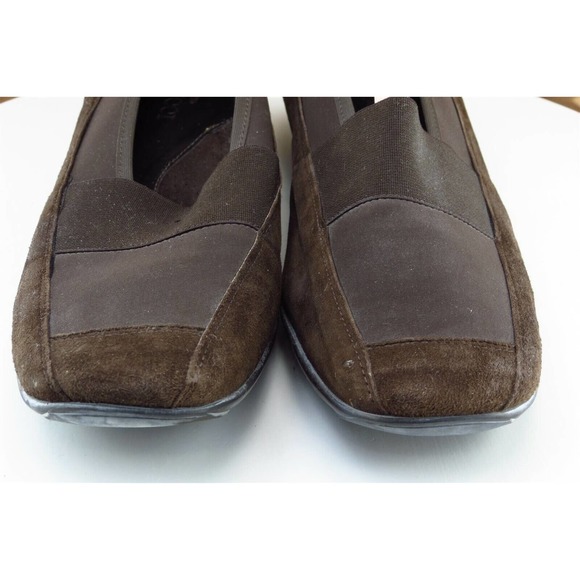 Sesto Meucci Sz 8.5 M‎ Brown Square Toe Flat Leather - Picture 2 of 7